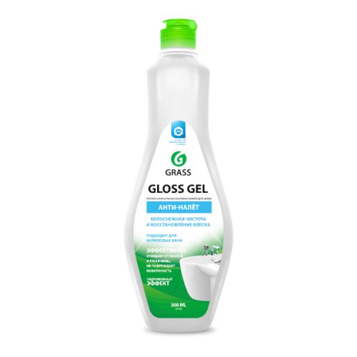 GRASS GLOSS GEL ЧИСТ.СР-ВО Д/ВАН.КУХНИ 500МЛ