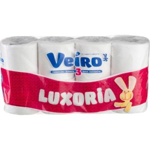 VEIRO LUXORIA/ТУАЛ.БУМАГА 3СЛ.8ШТ