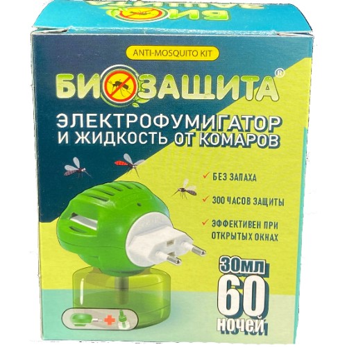 Н-Р БИОЗАЩИТА СР-ВО ИНСЕКТ.ЖИДК.30МЛ+ФУМИГАТО