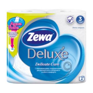 ZEWA DELUXE DELICATE CARE Т.БУМАГА 3-СЛ.4ШТ