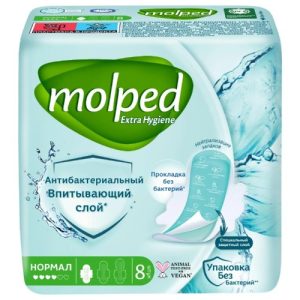 MOLPED ANTIBACTER.NORMAL ПРОКЛ.8ШТ*24